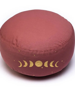 Zafu de Yoga meditación Fases lunares de algodón BIO