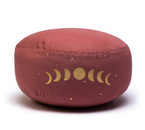 Zafu de Yoga meditación Fases lunares de algodón BIO