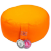 Zafu de Yoga meditación naranja algodón BIO