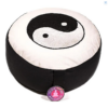 Zafu de Yoga meditación Yin Yang Negro/marfil