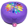 Zafu de Yoga meditación Flor multicolor - púrpura