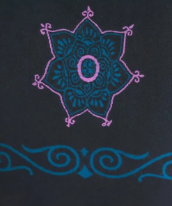 Top yoga Namaste sin costuras algodón orgánico negro