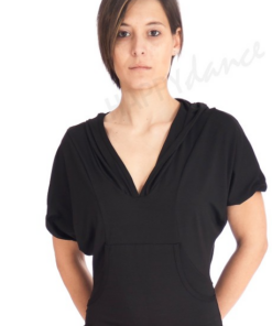 Camiseta yoga con capucha Happy