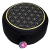 SET Meditación Flor de la vida oro/negro