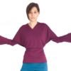 Camiseta yoga con manga larga Happy