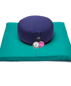 SET de Meditación verde / indigo algodón BIO