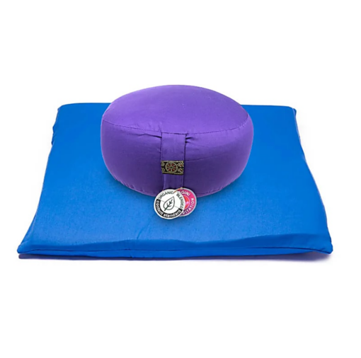 SET Meditación púrpura / azul de algodón BIO
