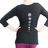 Camiseta yoga algodón orgánico chakras