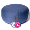 Zafu de Yoga meditación azul pizarra de algodón BIO