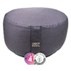 Zafu de Yoga meditación antracita XL de algodón BIO
