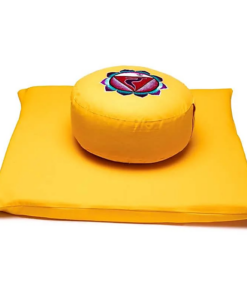 SET meditación amarillo 3er chakra bordado