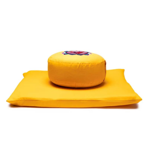 SET meditación amarillo 3er chakra bordado
