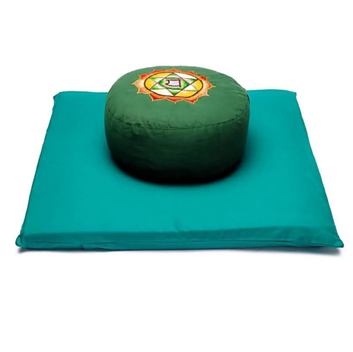 SET Meditación verde 4°chakra bordado