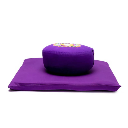 SET Meditación púrpura 7°chakra bordado
