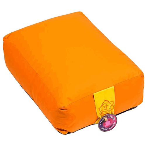 Bolster Yoga Rectangular 2º Chakra naranja Yogi & Yogini Meditation