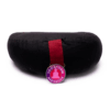 Zafu de Yoga meditación media luna negro