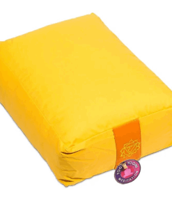 Bolster Yoga Rectangular 3° Chakra amarillo Yogi & Yogini Meditation