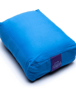 Bolster Yoga Rectangular 5° Chakra azul Yogi & Yogini Meditation