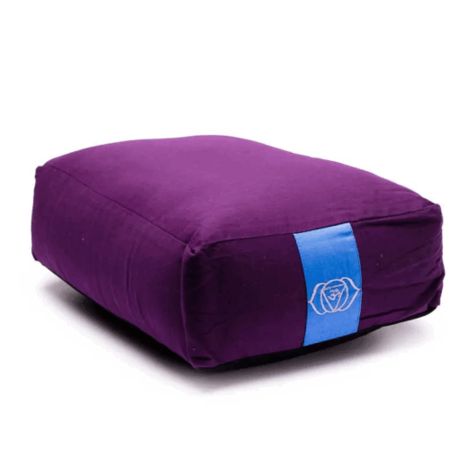 Bolster Yoga Rectangular 6° Chakra índigo Yogi & Yogini Meditation