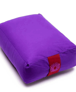Bolster Yoga Rectangular 7° Chakra púrpura Yogi & Yogini Meditation