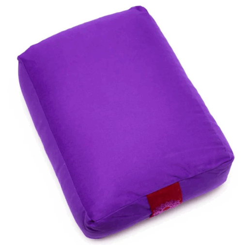 Bolster Yoga Rectangular 7° Chakra púrpura Yogi & Yogini Meditation
