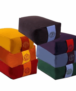 Bolster Yoga Rectangular 7 Chakra SET Yogi & Yogini Meditation