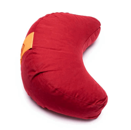 Zafu de Yoga meditación rojo media luna 1 chakra
