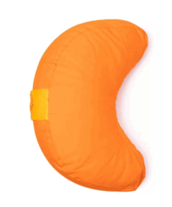 Zafu de Yoga meditación naranja media luna 2 chakra