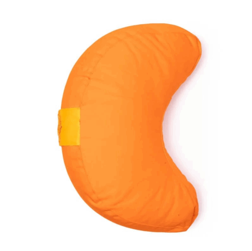 Zafu de Yoga meditación naranja media luna 2 chakra