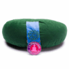 Zafu de Yoga meditación verde media luna 4 chakra