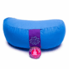 Zafu de Yoga meditación azul media luna 5 chakra