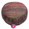 Zafu de Yoga meditación de seda vintage multicolor