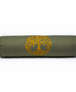 Bolster yoga redondo Árbol de la vida algodón BIO