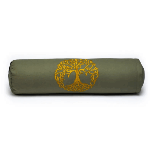 Bolster yoga redondo Árbol de la vida algodón BIO
