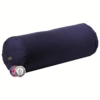 Bolster Yoga cilíndrico azul de algodón BIO