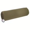 Bolster Yoga cilíndrico verde de algodón BIO