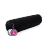 Bolster Yoga mini cilíndrico negro de algodón BIO