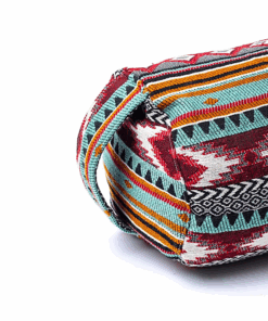 Bolster Yoga redondo Azteca de algodón BIO