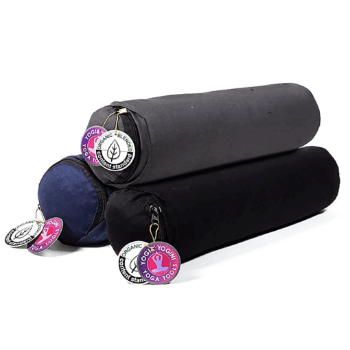 Bolster Yoga Set de 3 mini bolster de algodón BIO
