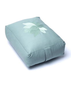 Bolster Yoga rectangular Loto de algodón orgánico
