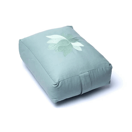Bolster Yoga rectangular Loto de algodón orgánico