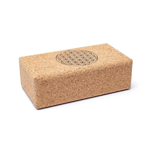 Ladrillo de Yoga Bloques de corcho Flor de la vida Mandala