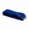 Cinturón de Yoga c/hebilla D azul algodón 183 cm