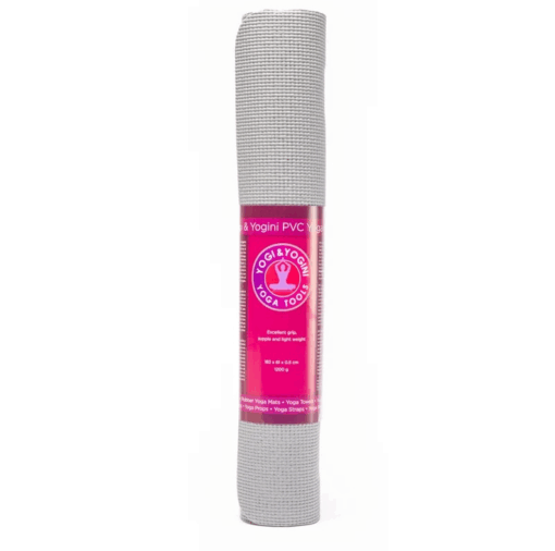 Esterilla para Yoga Yogi&Yogini PVC gris