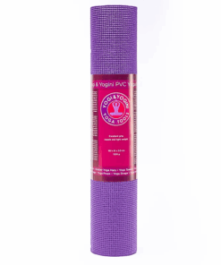 Esterilla para Yoga PVC Yogi & Yogini violeta