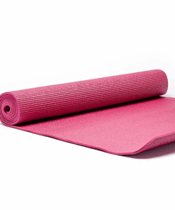 Esterilla para Yoga PVC Yogi & Yogini rosa oscuro