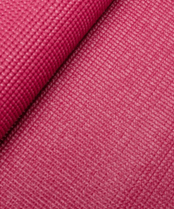 Esterilla para Yoga PVC Yogi & Yogini rosa oscuro