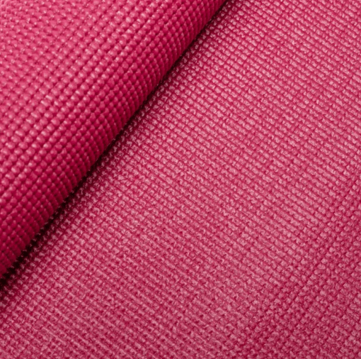 Esterilla para Yoga PVC Yogi & Yogini rosa oscuro