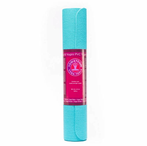 Esterilla para Yoga PVC Yogi & Yogini Turquesa