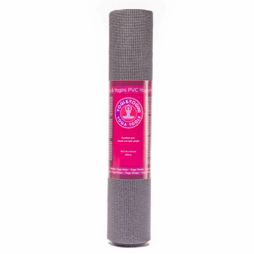 Esterilla para Yoga PVC Yogi & Yogini Negro